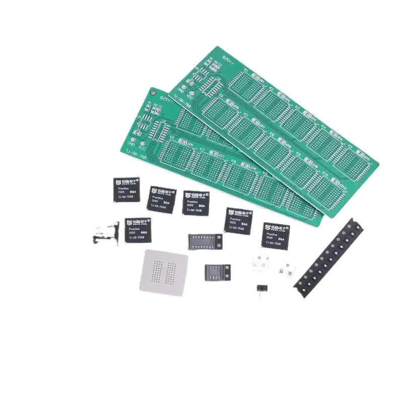 Soldeer-oefenbordset met BGA-chipset voor training in decimaal lichtgevend licht; losse accessoires voor educatieve doeleinden - afbeelding 2