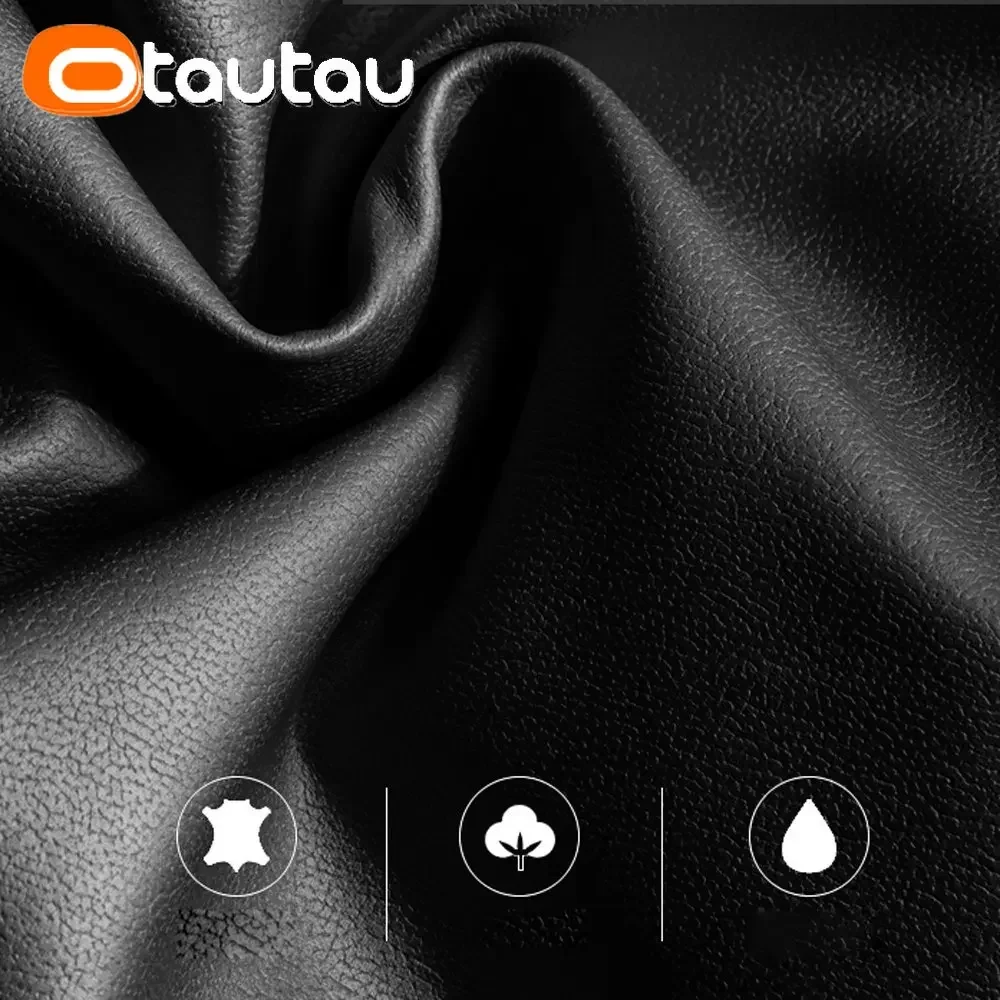 OTAUTAU 2.3ft 70cm Faux Leather Bean Bag Sofas with Filler Comfy Beanbag Sofa Puff Floor Seat Chaise Lounge Pouf Chair DD004 image 6