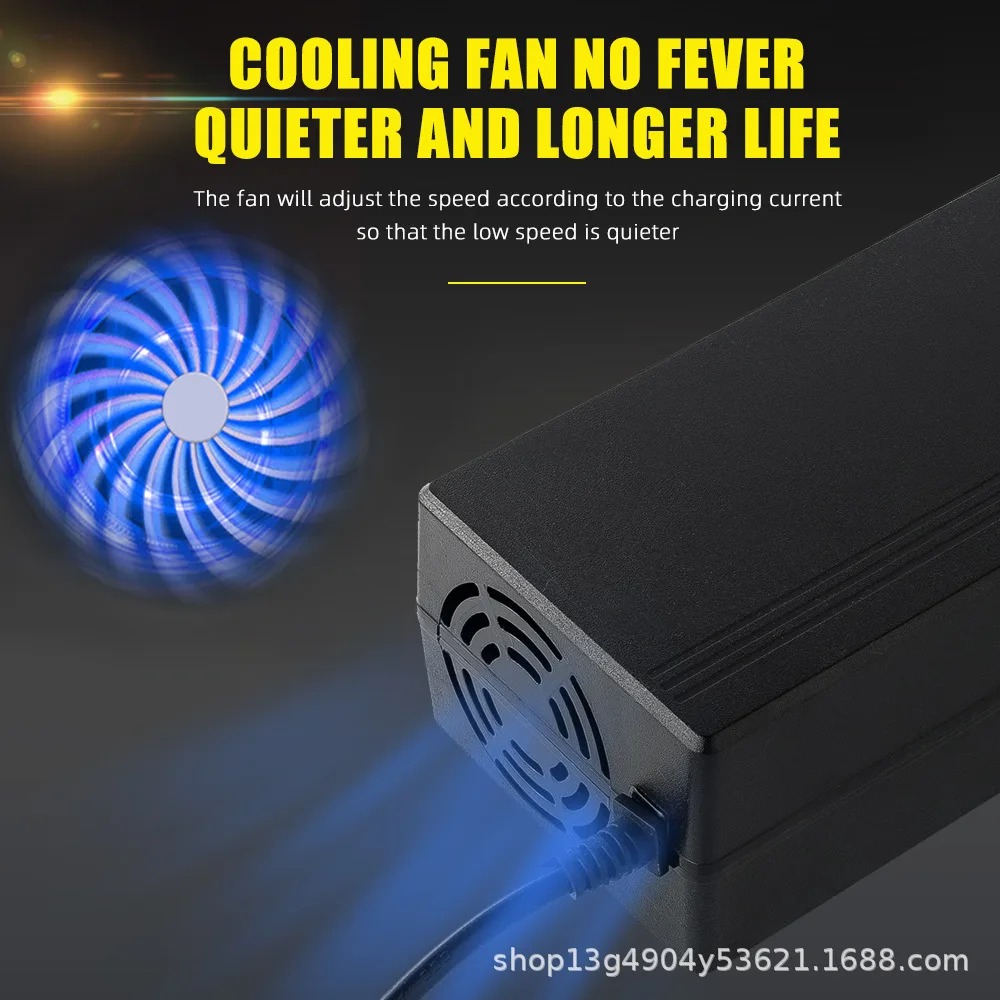 شاحن بطارية سريع ذكي مع شاشة OLED ، بطارية LiFePO4 ، تستخدم لـ 24S ، 72V ، 8A ، 47 V ، 8A