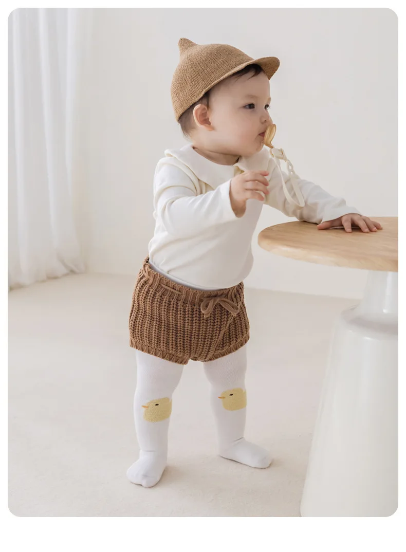 Newborn Baby Tights Cute Cartoon Baby Girls Boys Pantyhose Stockings Spring Autumn Toddler Cotton Leggings 6M-4T Kids Tights