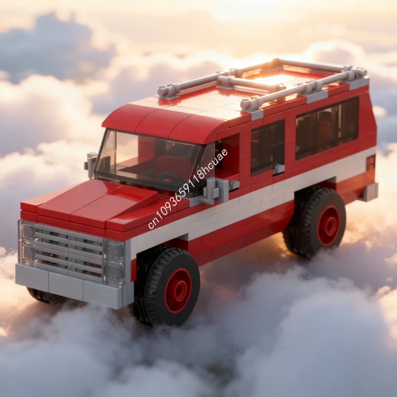 

254pcs MOC Chevy Squarebody Suburban 6 City Model Building Blocks Architecture Christmas Gifts Assemble DIY Creative Toy Idea