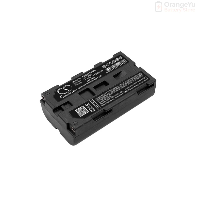 Replacement 2600mAh/3400mAh Portable Printer Battery for Epson M196D  Mobilink TM-P60 M196D TMP60 TMP80 EHT-400 EHT-400C NP-500