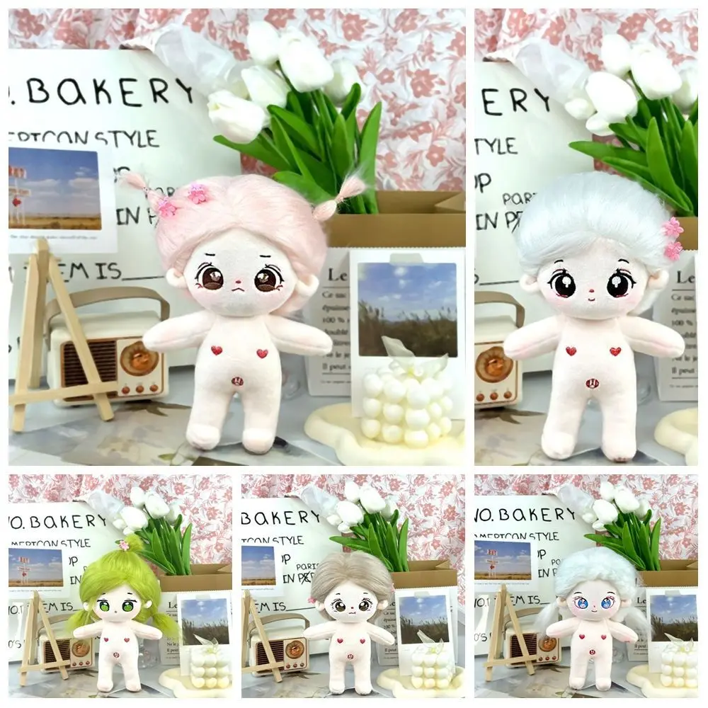 Durable Soft Stuffed 20cm Cotton Doll Can Be Placed in A Shape Anime Dress Up Dolls Cartoon Nude Doll