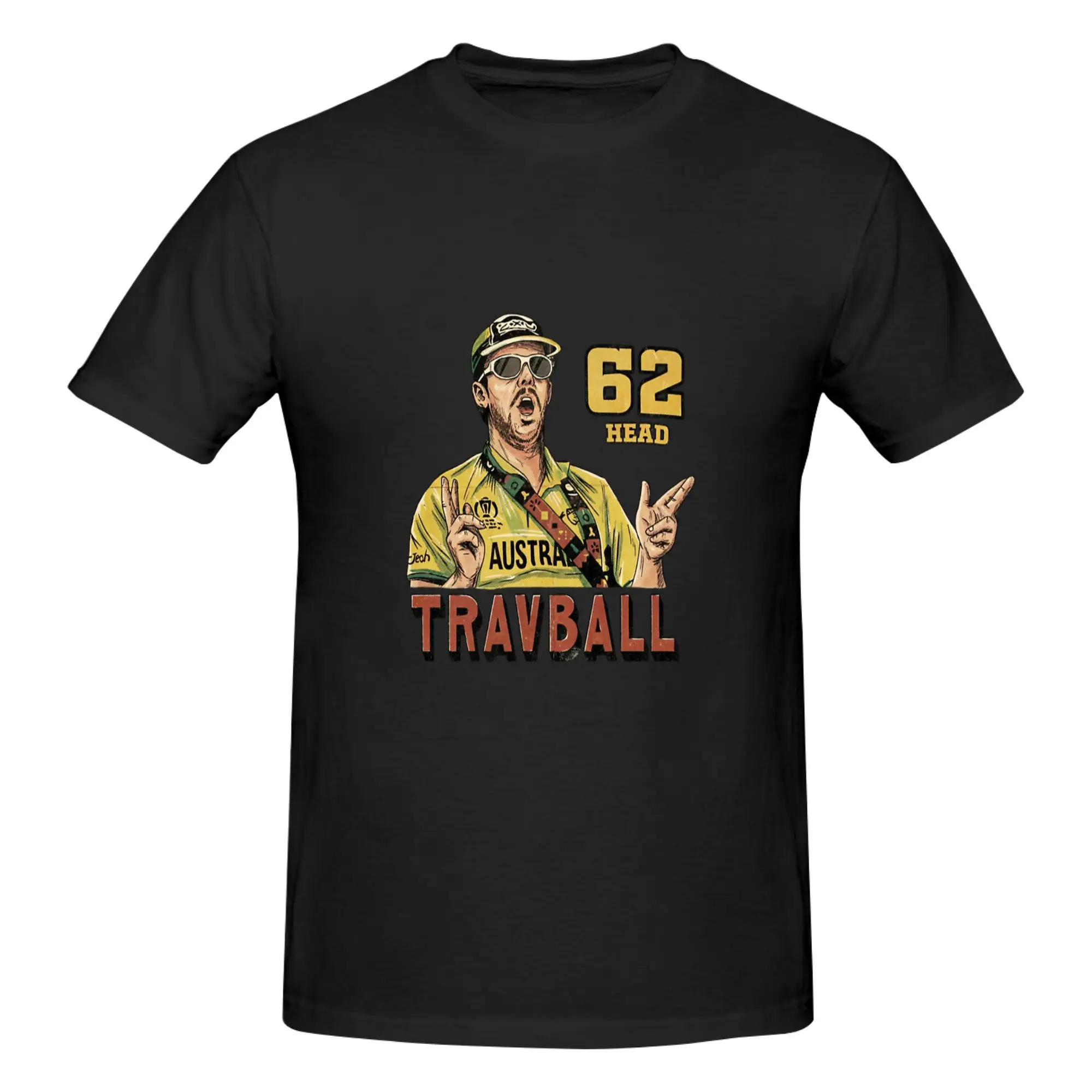 Funny Travis Head - Australian Cricket Player - 02  Men's Printed T-Shirt Unisex T shirtShirt Gym