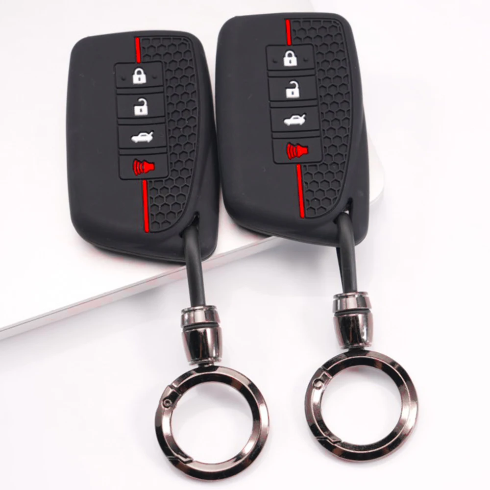 Silicone Key Cover Keychain For Lexus NX ES UX US RC LX IS 250h RX 350h LS 450h 260h 300h UX200 LM350H LM500H ES200 Reliable