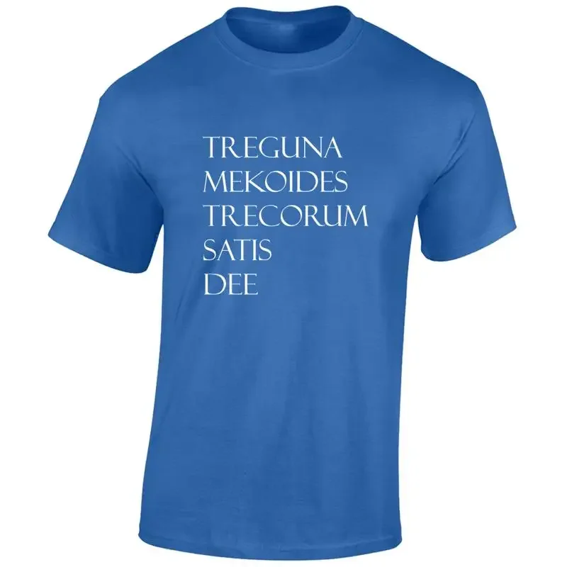 TREGUNA MEKOIDES MENS T SHIRT COOL MAGIC SPELL RETRO COMEDY FUNNY FILM TOP