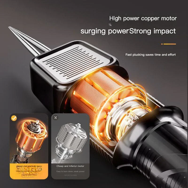 Penghilang Rambut Tahan Air Otomatis Sepenuhnya Portabel, Penghilang Rambut, Ayam, Bebek, Angsa, Kalkun, Peralatan Dapur