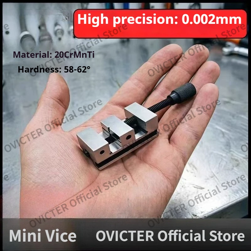 

Mini Small Cross V mouth V groove Flat Pliers QGG33A 38A CNC Micro Precision Quality Tool Steel 35MM Lengthened Opening Vise