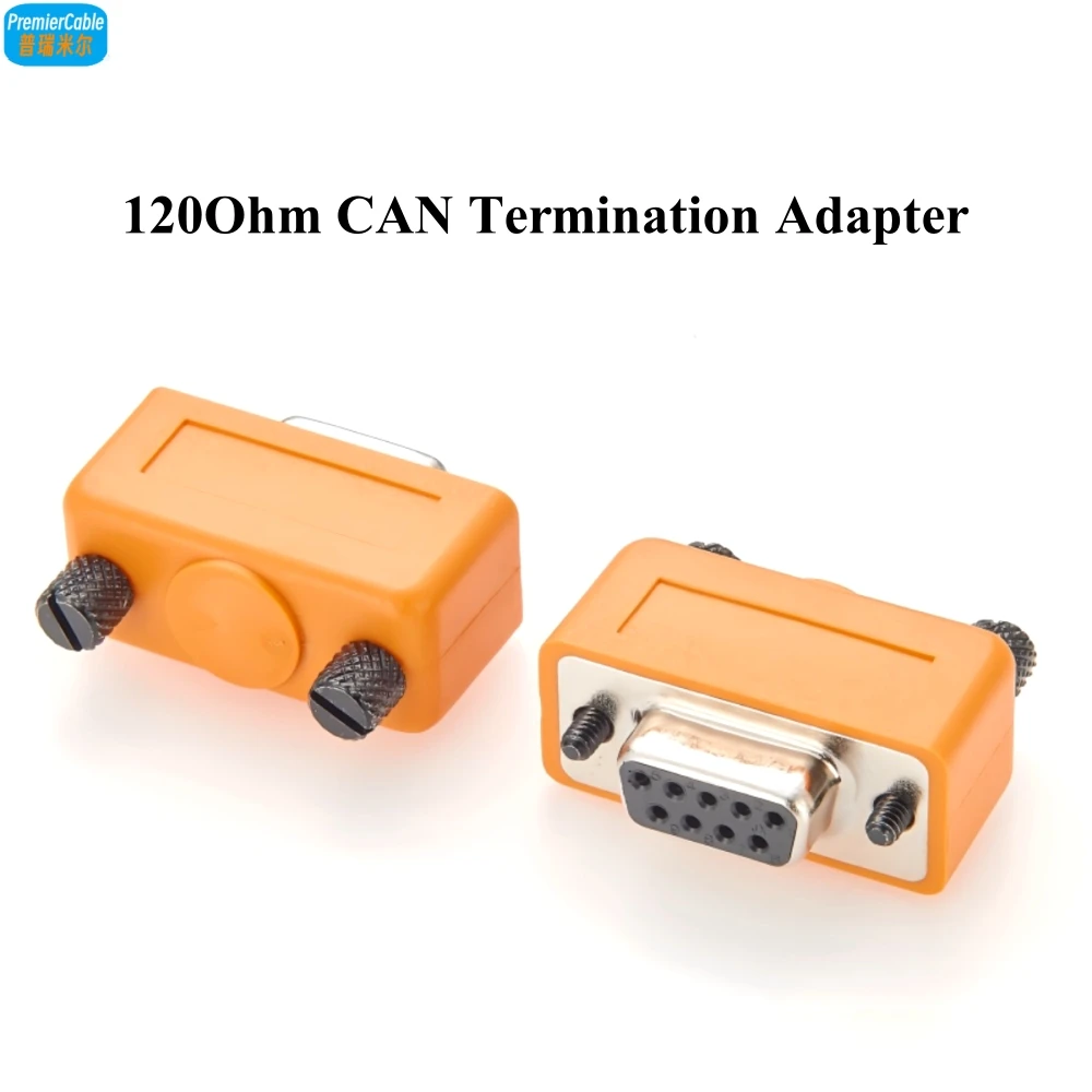 

CAN Termination Adapter 120Ohm CAN Terminator D-Sub DB9 9Pin Female CAN BUS Terminal Resistance CAN Terminal Resistor