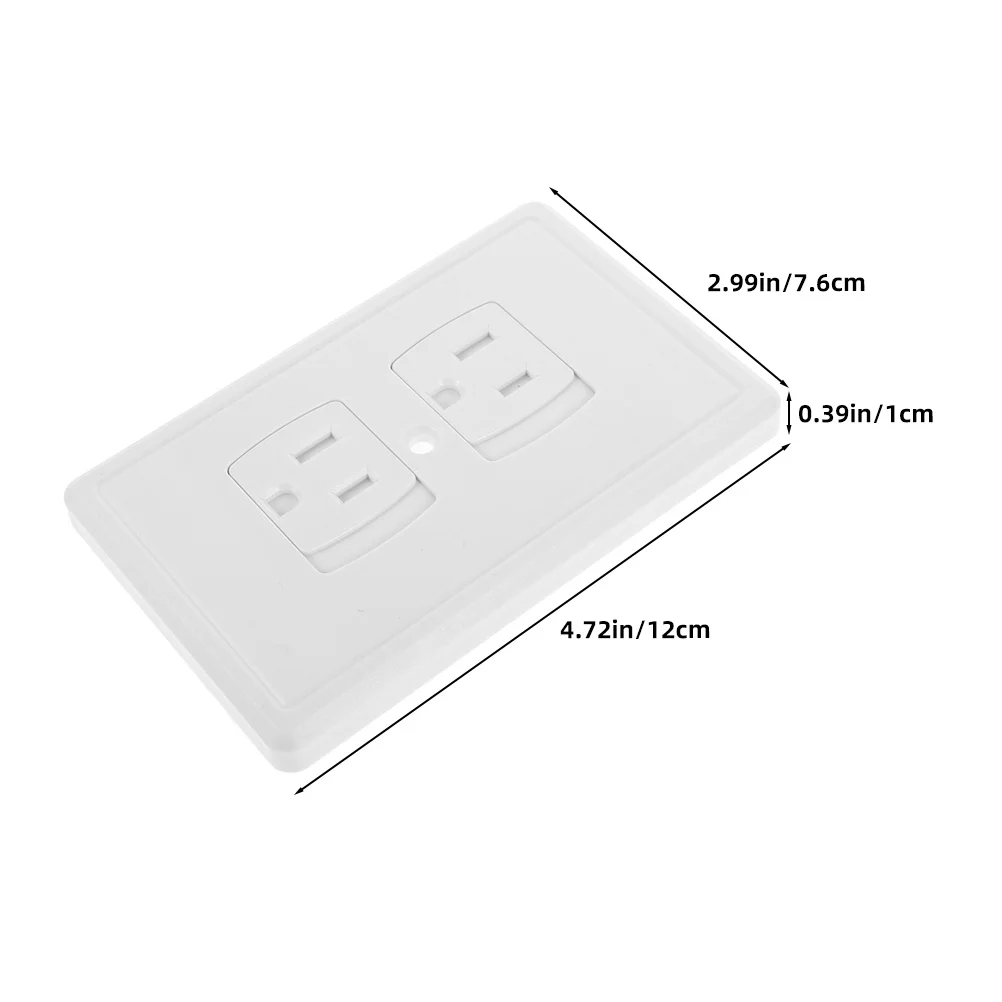4 قطعة مقبس سلامة الطفل يغطي حماة منفذ الإغلاق الذاتي 4.7 "X2.9" لمنفذ المسمار المركزية المضادة للصدمات الكهربائية الجدار