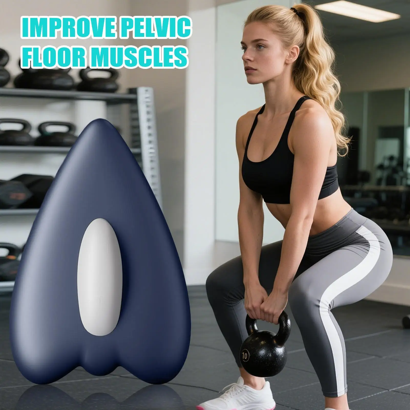 NEW Electric Pelvic Floor Muscle Trainer Ergonomic Sit-On-Top Pelvic Trainer Kegel Exerciser Training Device for Bladder Control