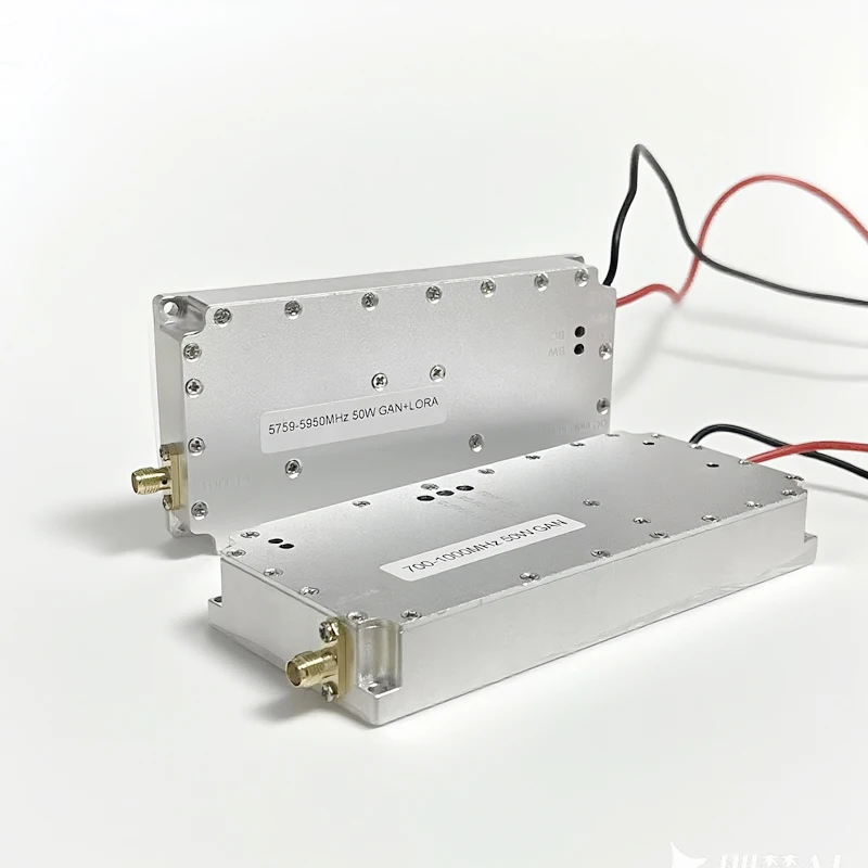 50W GaN Noise Module 100‑6000MHz Wideband RF Transmitter Module Frequency Customizable For RF Experiment Development 100-7500MHz