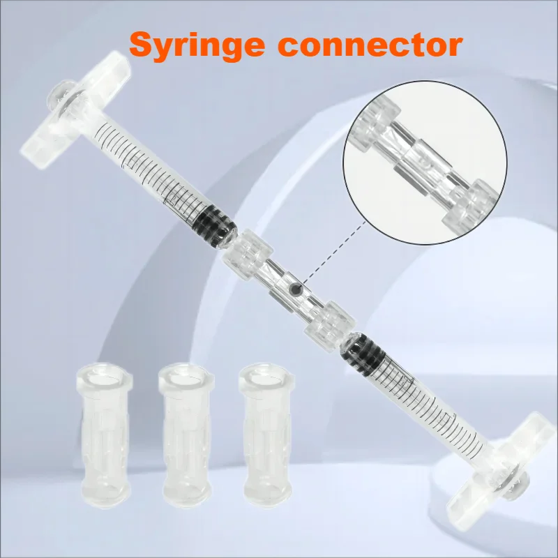 

10 Pcs 100pcs Medical Plastic 4mm Female To Female Coupler Luer Syringe Connector Transparent For Pneumatic Parts Leak Proof