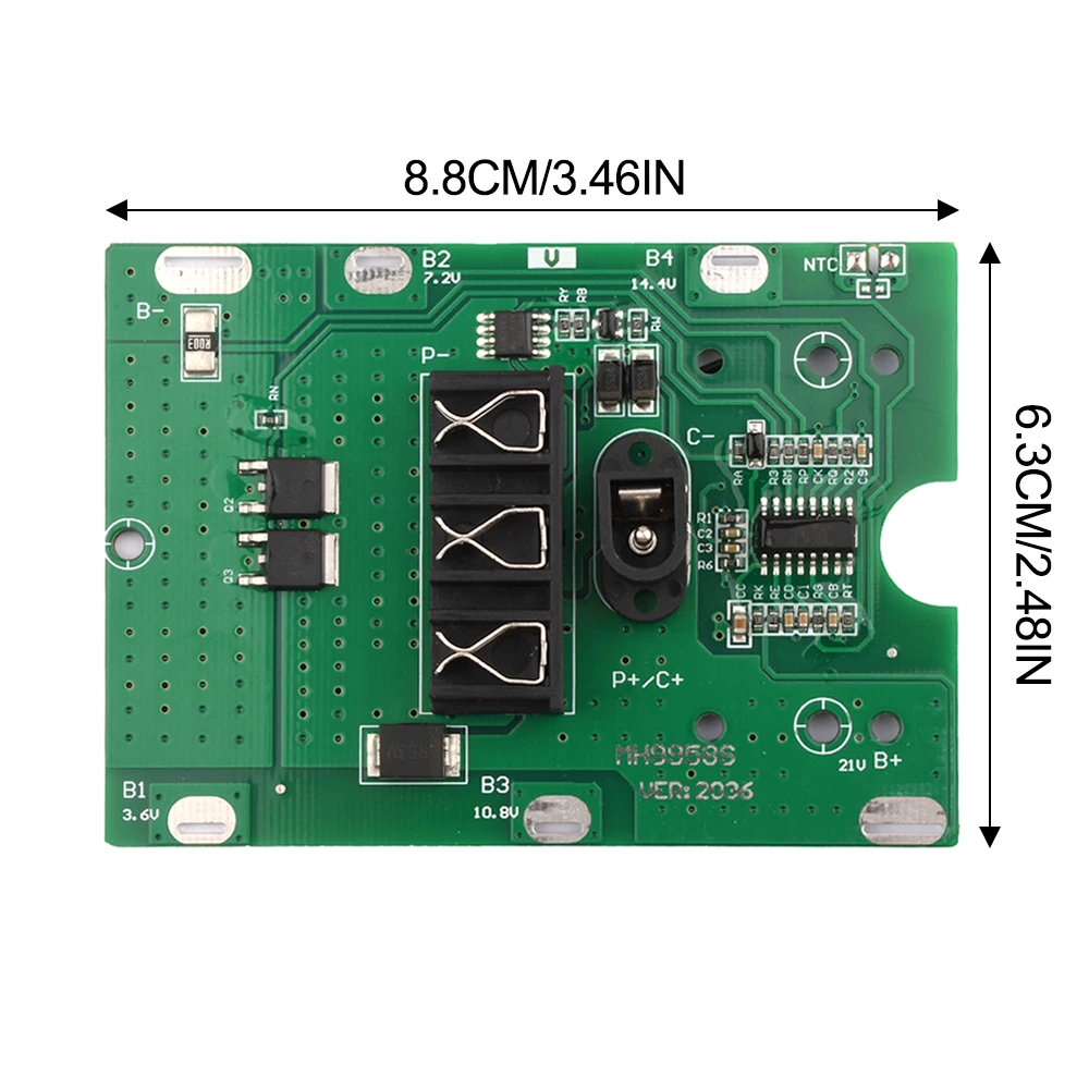 BMS 5S 20A 21V 18650 Li-ion Battery Charge Board Battery Charging Protection Board For Electric Tools Drill Motor