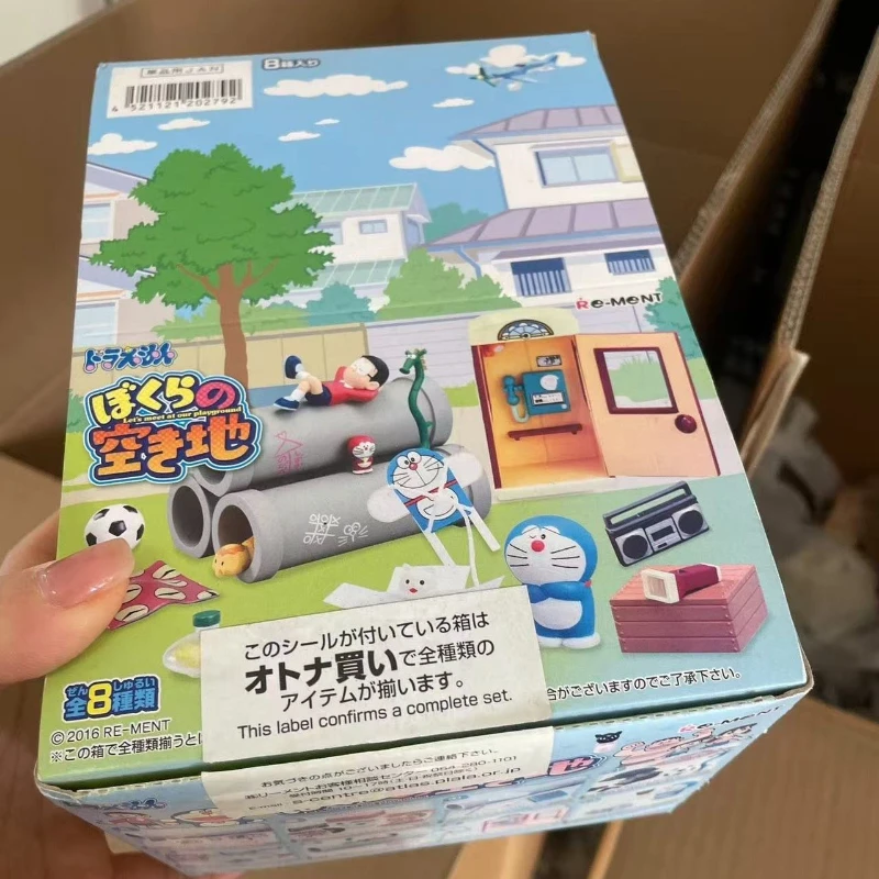 Figuras de Acción de Anime Dorameon, Caja Sorpresa, Serie Nuestra Base Secreta en Tierra Vacía, Colección de Juguetes en Miniatura, Adornos, Regalos para Niños