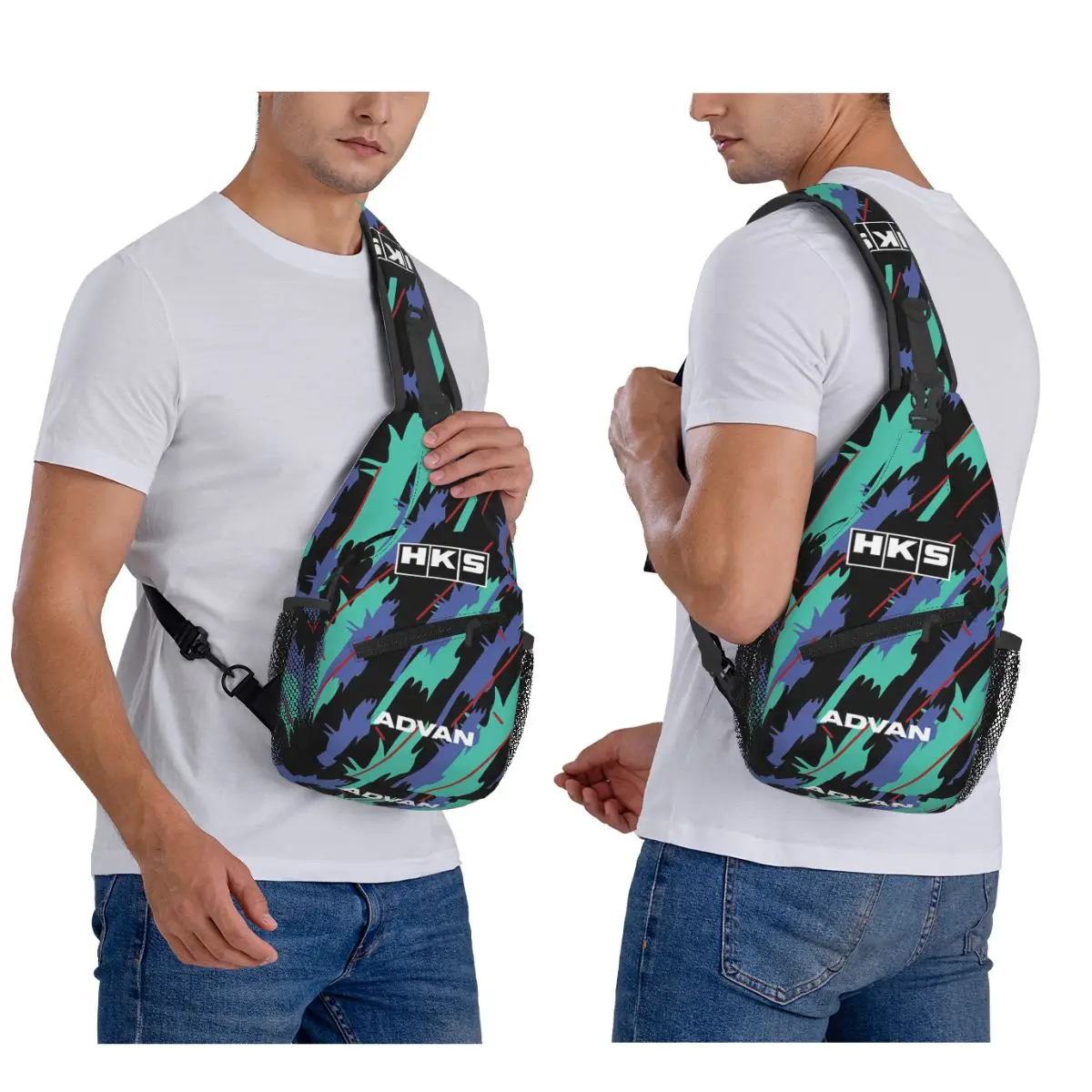 

HKS нагрудная сумка мужской рюкзак через плечо нагрудная сумка дорожный походный рюкзак сумка через плечо