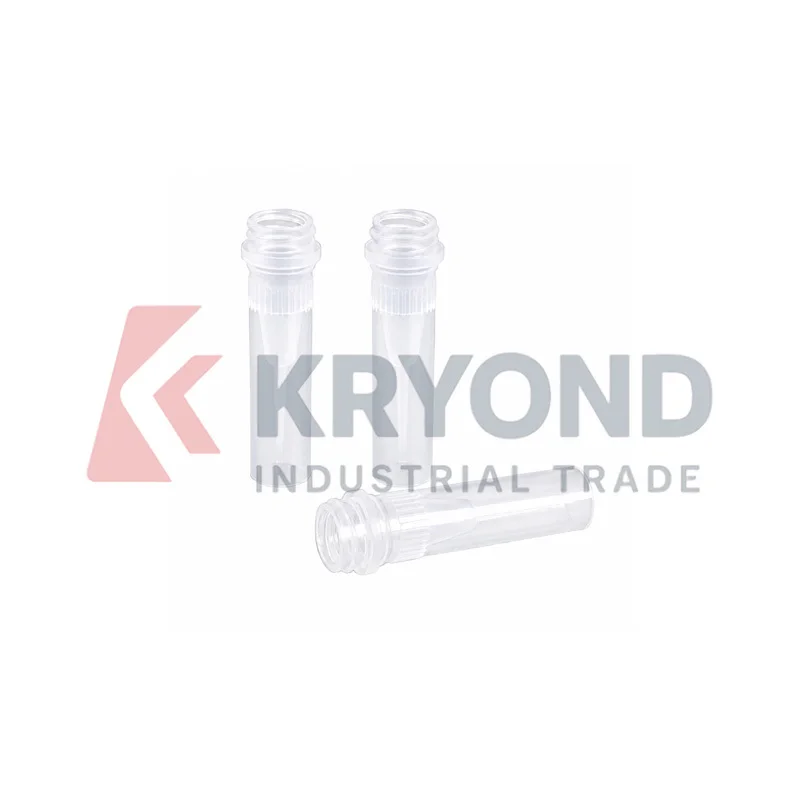 PP Screw Cap Cryovial Sample Tubes 0.5mL 1.5mL 2.0mL 500pcs Laboratory Cryogenic Storage Container Research Equipment Use Series