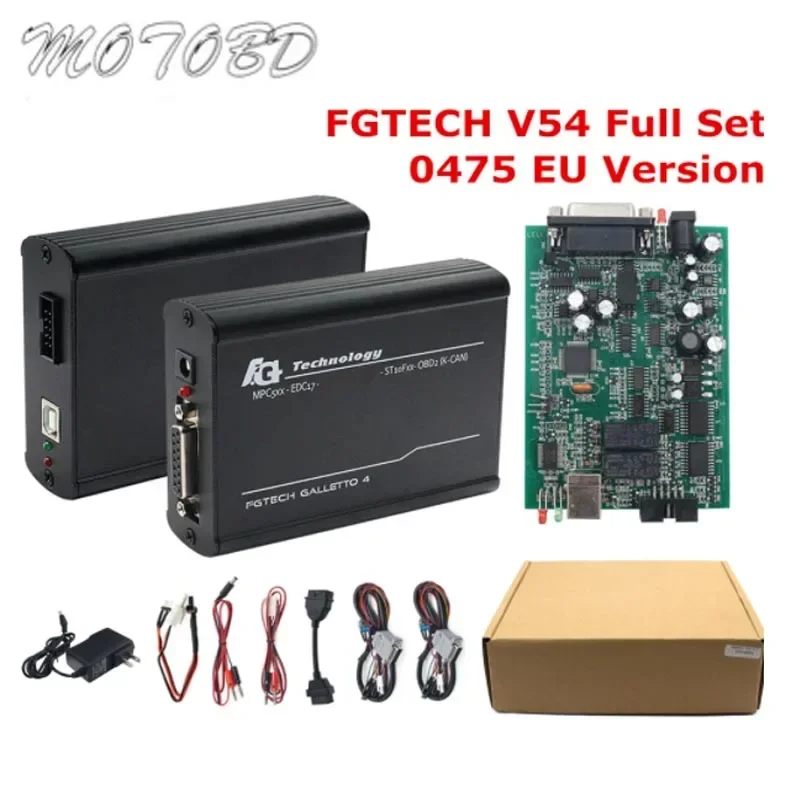 Fgtech Galletto V54 0475 4 Master Full Chip Support BDM Full Functions for KESS KTAG fg tech V54 ECU Chip Tuning Programmer Tool