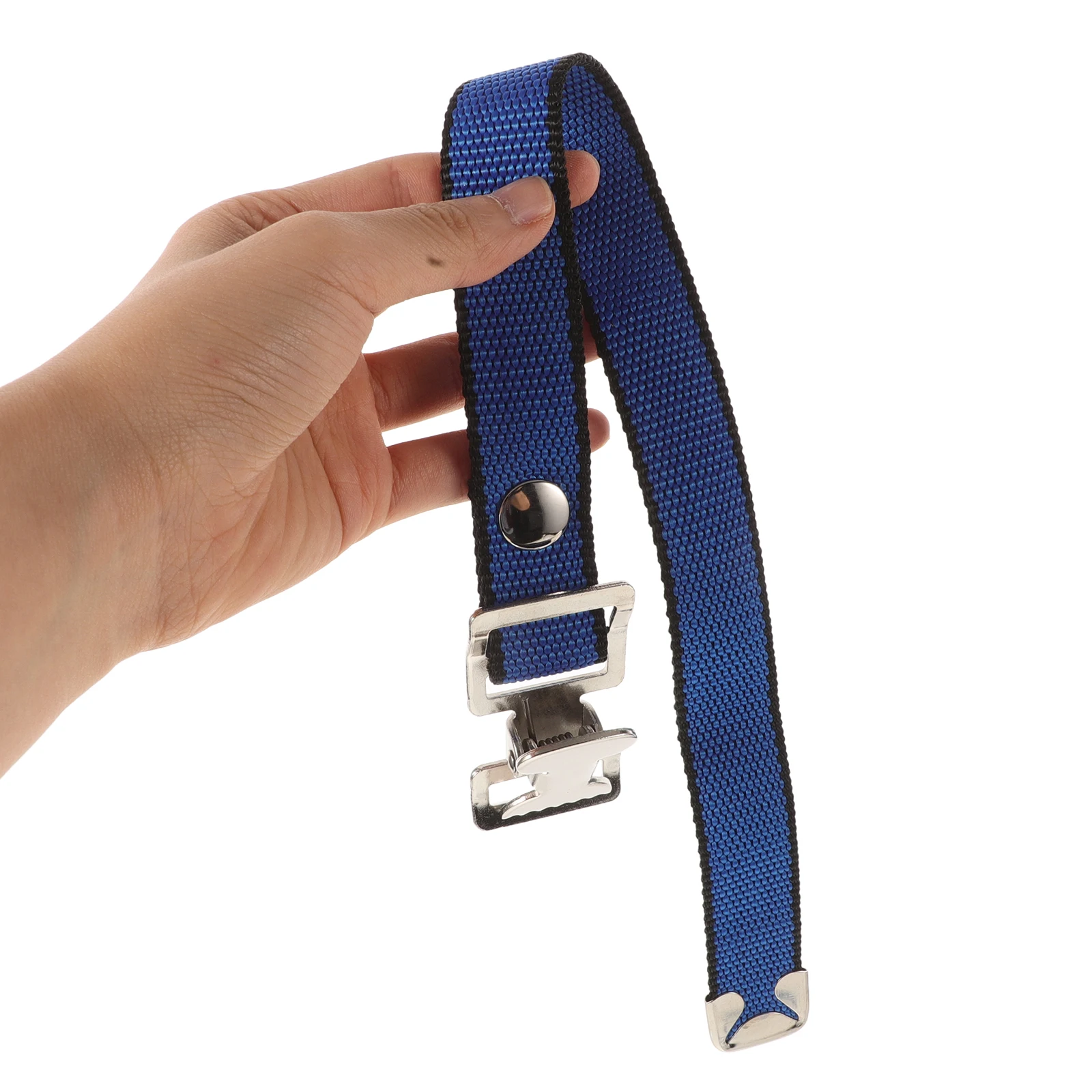 Kit cinghia per piedino regolabile da 2 pezzi, fasce per gambe per cartongesso, per cinghie di riparazione, attacco per parti di ricambio blu in gesso