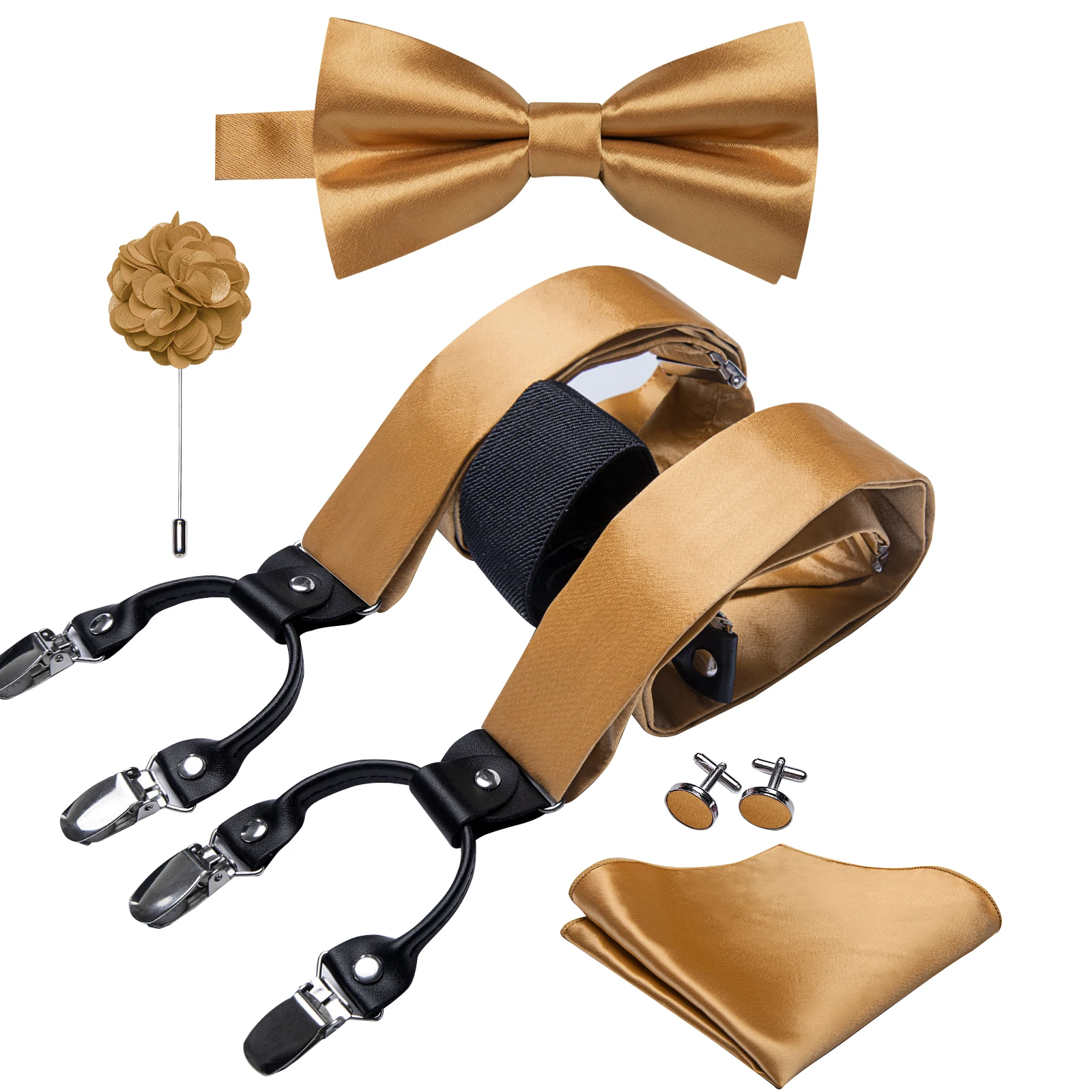 Conjunto de tirantes de satén - Men'S Formal Wear With Suspenders reseña y precio