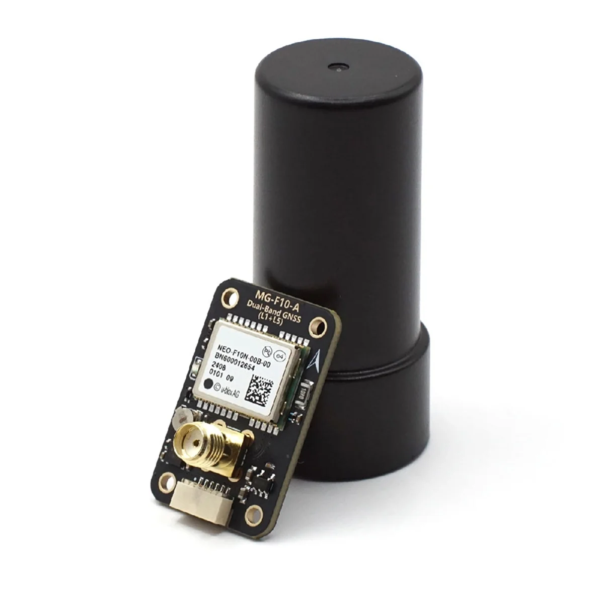 وحدة GNSS فعالة MG-F10 ثنائية النطاق (L1+L5) مع بوصلة للطائرات بدون طيار