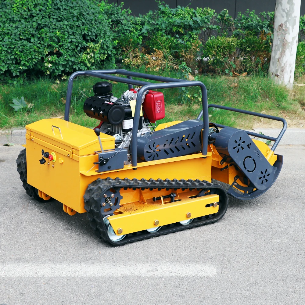 Лебекокосилка с дистанционным управлением, автоматическим предотвращением препятствий и длительным сроком службы батареи, газонокосилка с нулевым поворотом, подходит для больших газонов