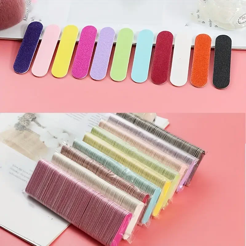Doppelseitige Nagelfeilen Mini Holz Schleifpuffer Block Set für Gelpoliermittel Maniküre Pediküre Salon Professionelle Nail Art Tools – Detail 2