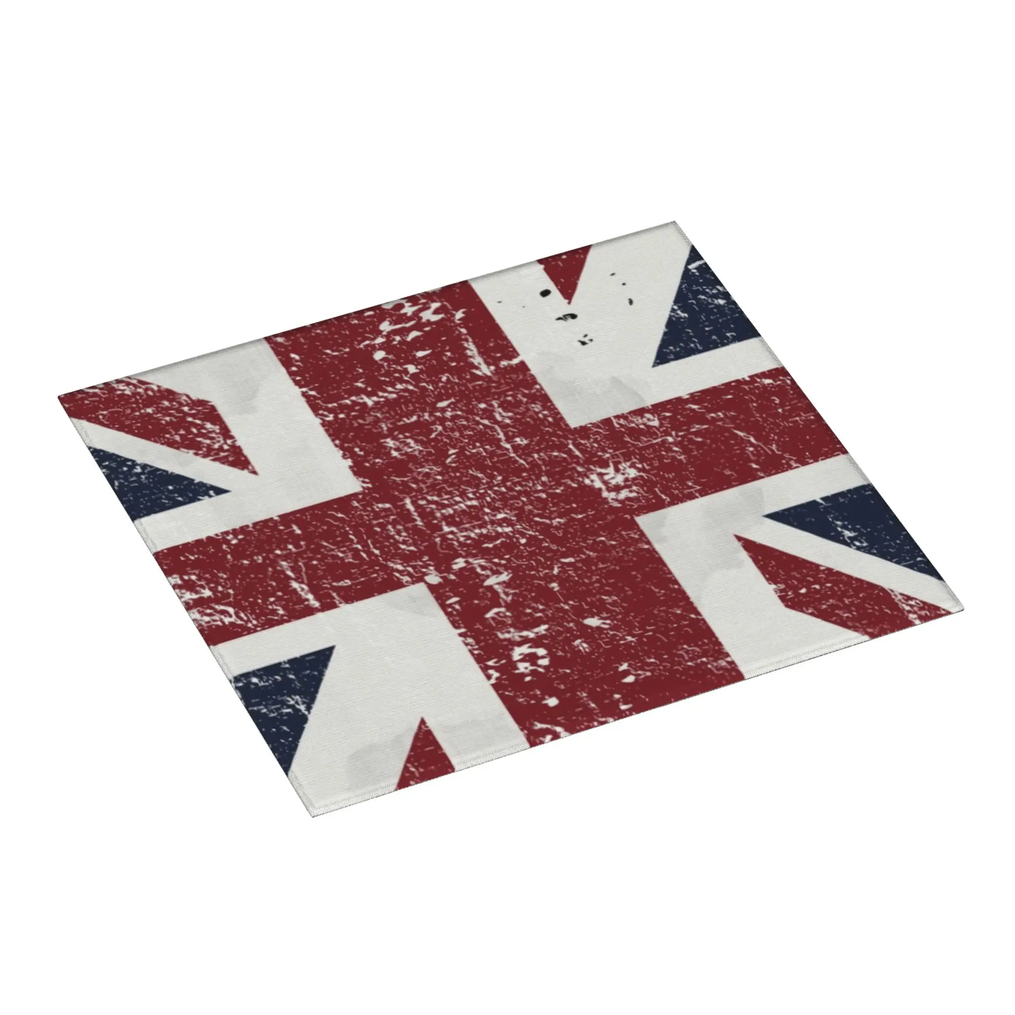 Drying Mat For Kitchen British Flag Water Absorbent Reusable Union Jack UK United Kingdom On Slip Kitchen Counter Protector Mat