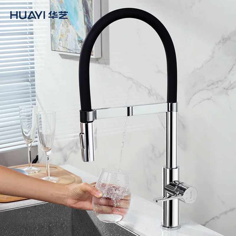 Bathroom faucet, kitchen sink, dishwasher sink, hot and cold faucets can be connected to a water purifier