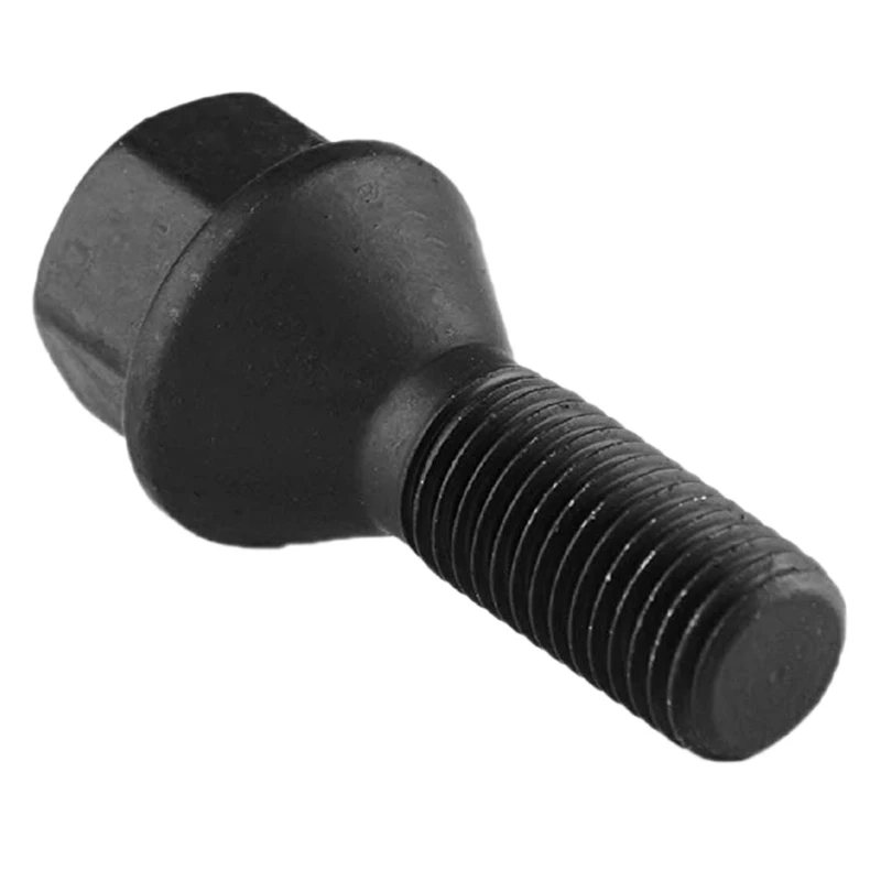 Tuerca de perno de rueda negra, 4 piezas, para BMW E30, E36, E46, E60, E90, 36136781150