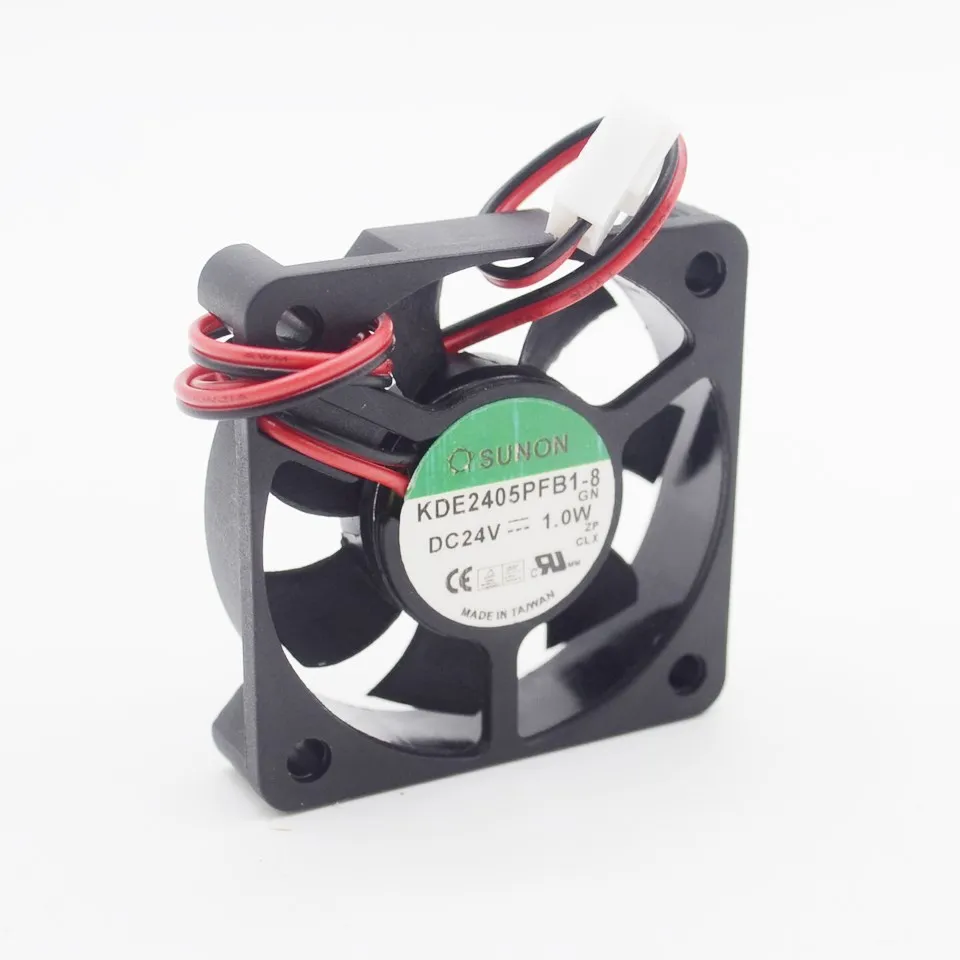 Ventilador de refrigeración de 2 líneas para SUNON, 50mm, 5010, 24 v, 1,0 W, KDE2405PFB1-8, nuevo, 1 unidad