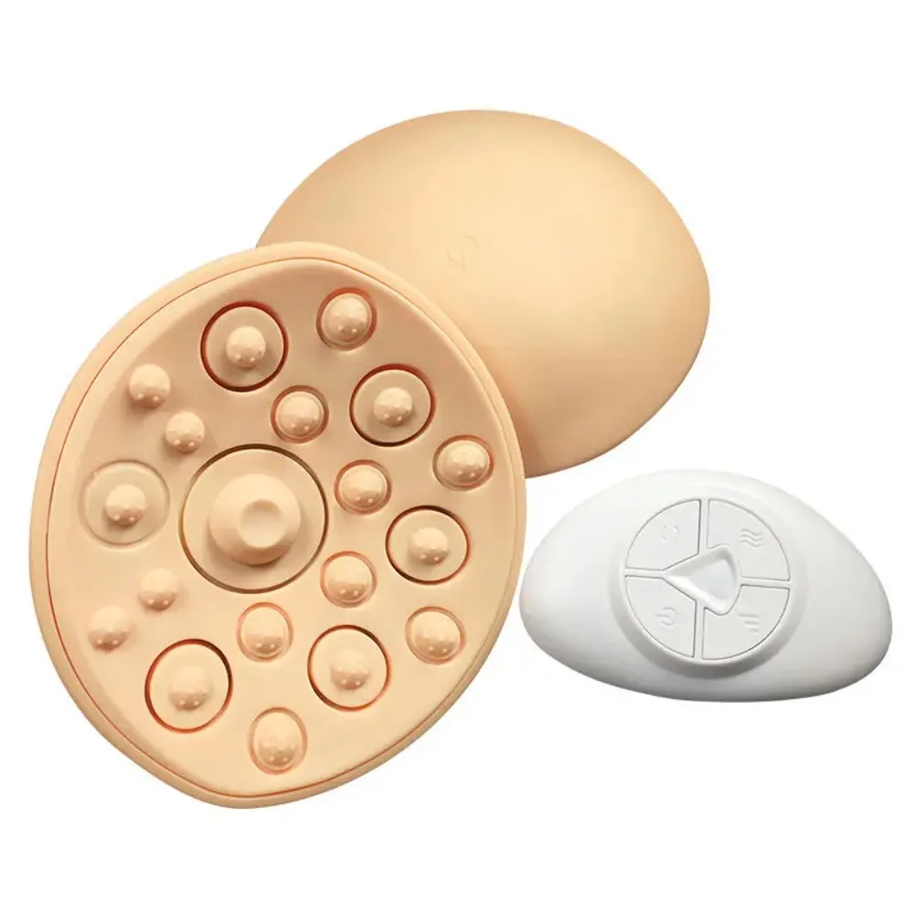 Breast Enhancement Instrument Red Light Massage Therapy Chest Massage Pad Hot Compress Wireless Vibration Massage