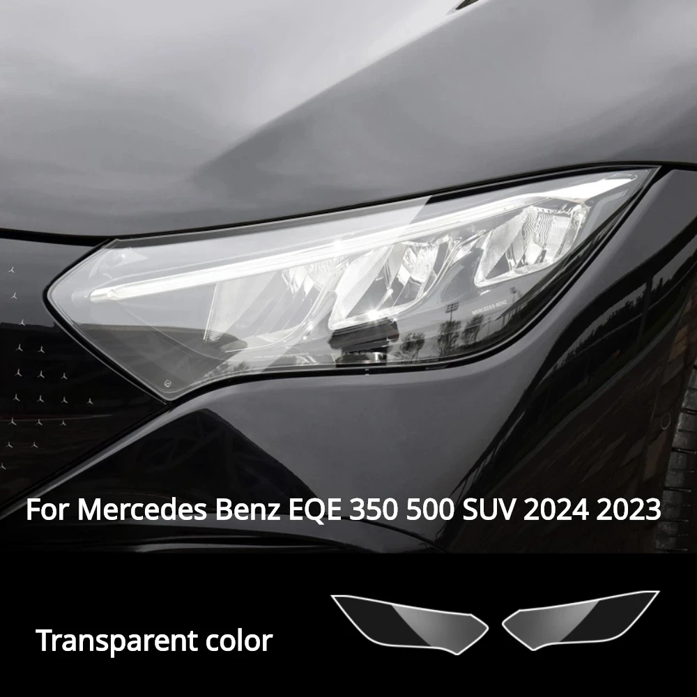 For Mercedes Benz EQE 350 500 SUV 2024 2023Accessories Car Exterior Headlight Anti-scratch TPU Protective film Anti-scratch film