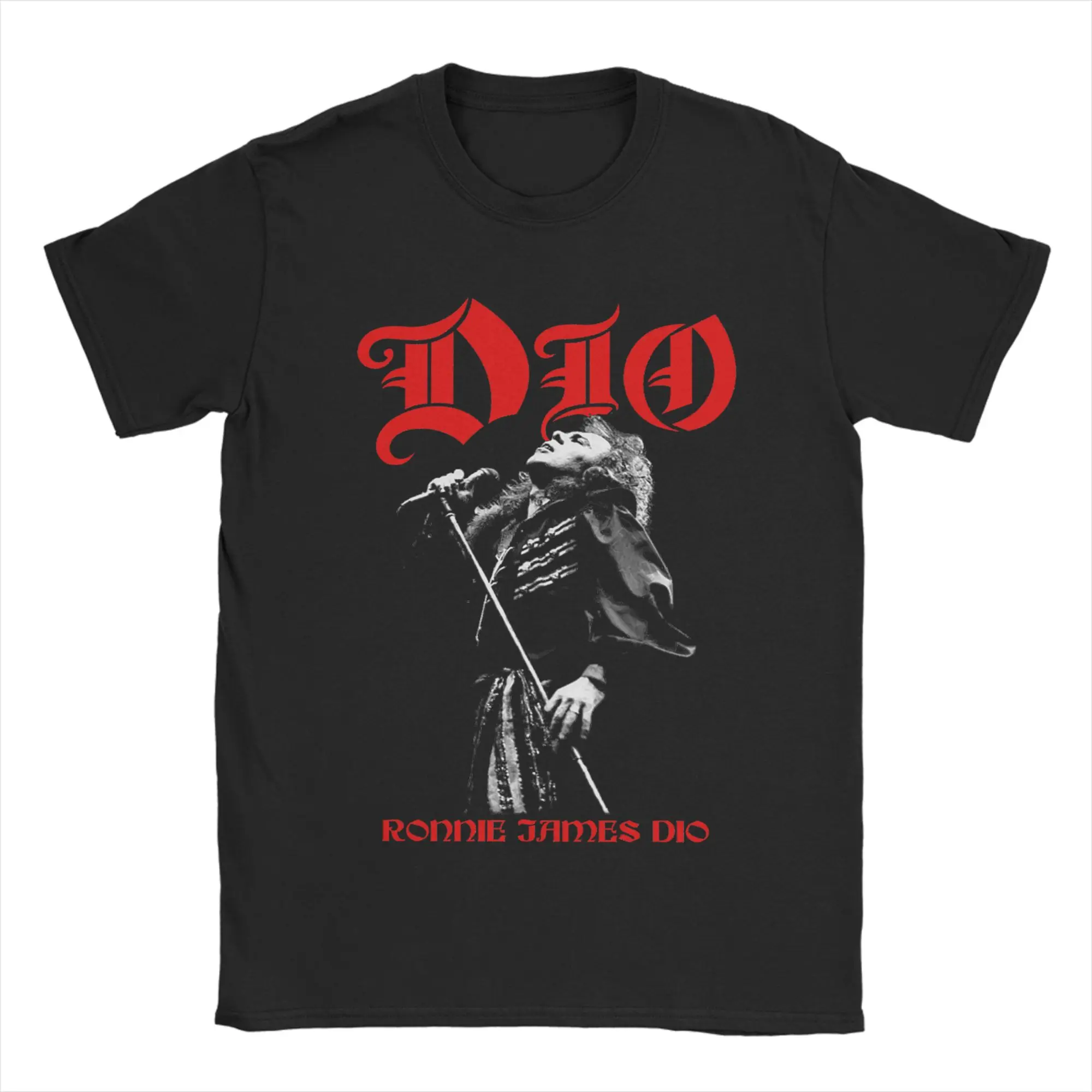 Men Rainbow in the Dark American Heavy Metal Band Dio T Shirt  Cotton Clothes Crew Neck Tee Shirt New Arrival T-Shirts