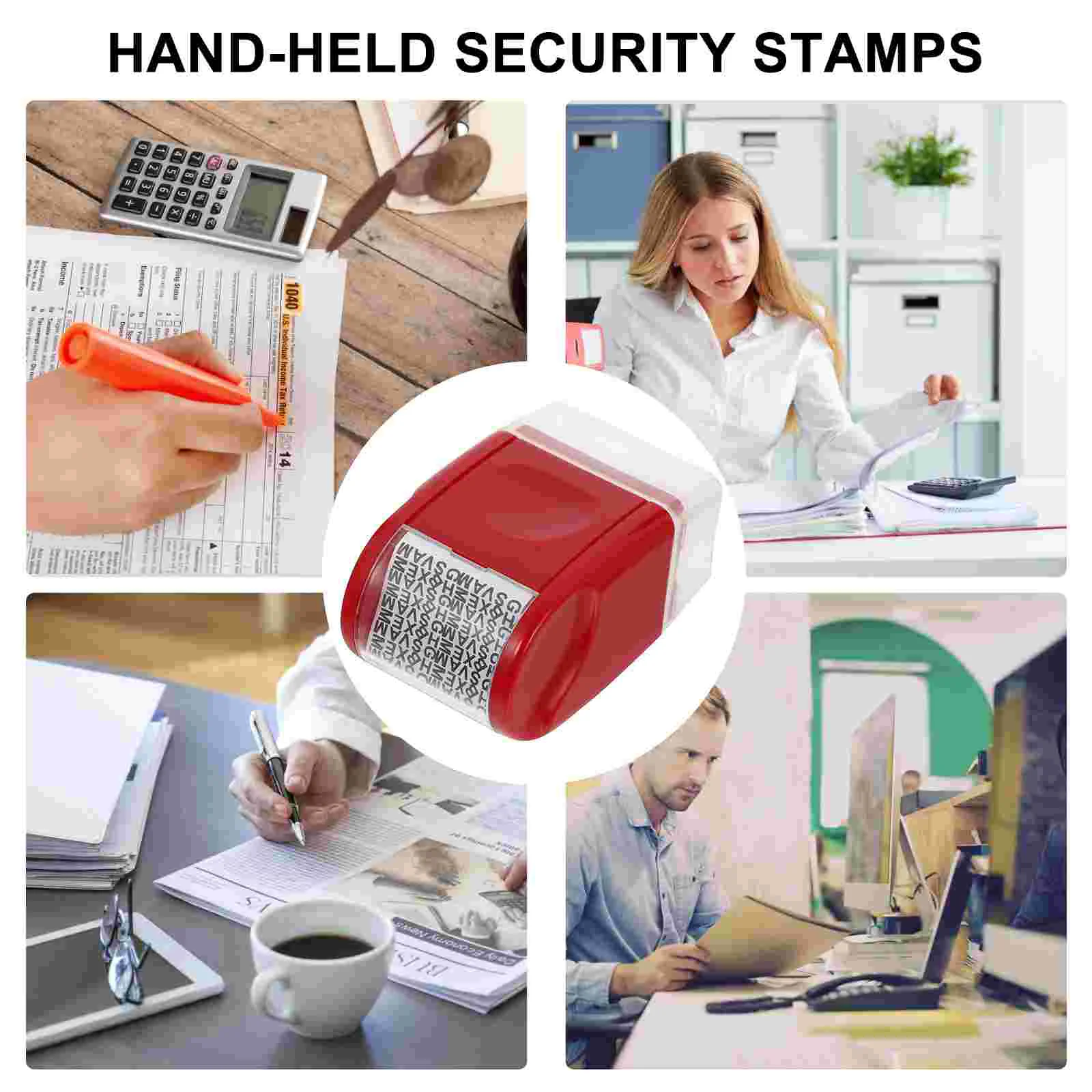 Confidentiality Seal Garbled Stamps Postage Identity Guard Seals Plastic Personal Private Security Name