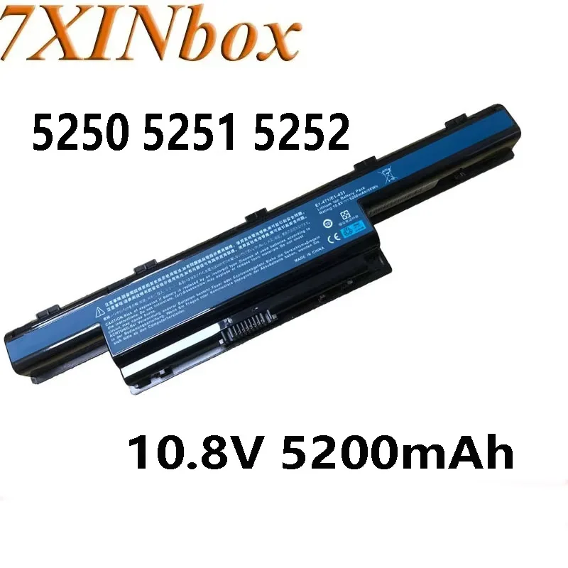 7XINbox 10.8V 5200mAh Laptop Battery For Acer 5250 5251 5252 5253 5336 5349 5749 5542 5551 5560 5733 5736 5741 5742 5750 7551