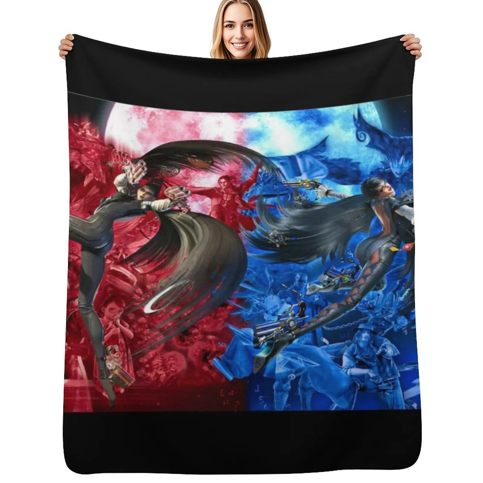 

bayonetta / 3 Game - Jeanne Throw Blanket Soft Nap Luxury Brand sofa bed Blankets