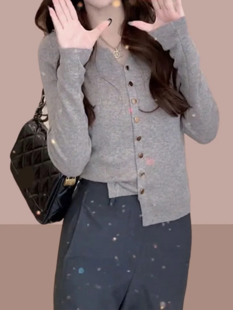 ay Abnehmen Breite Bein Hosen frauen Hohe Taille Pendeln Lose Schmale Version Gerade Neun Punkte Hosen Herbst Neue Sle