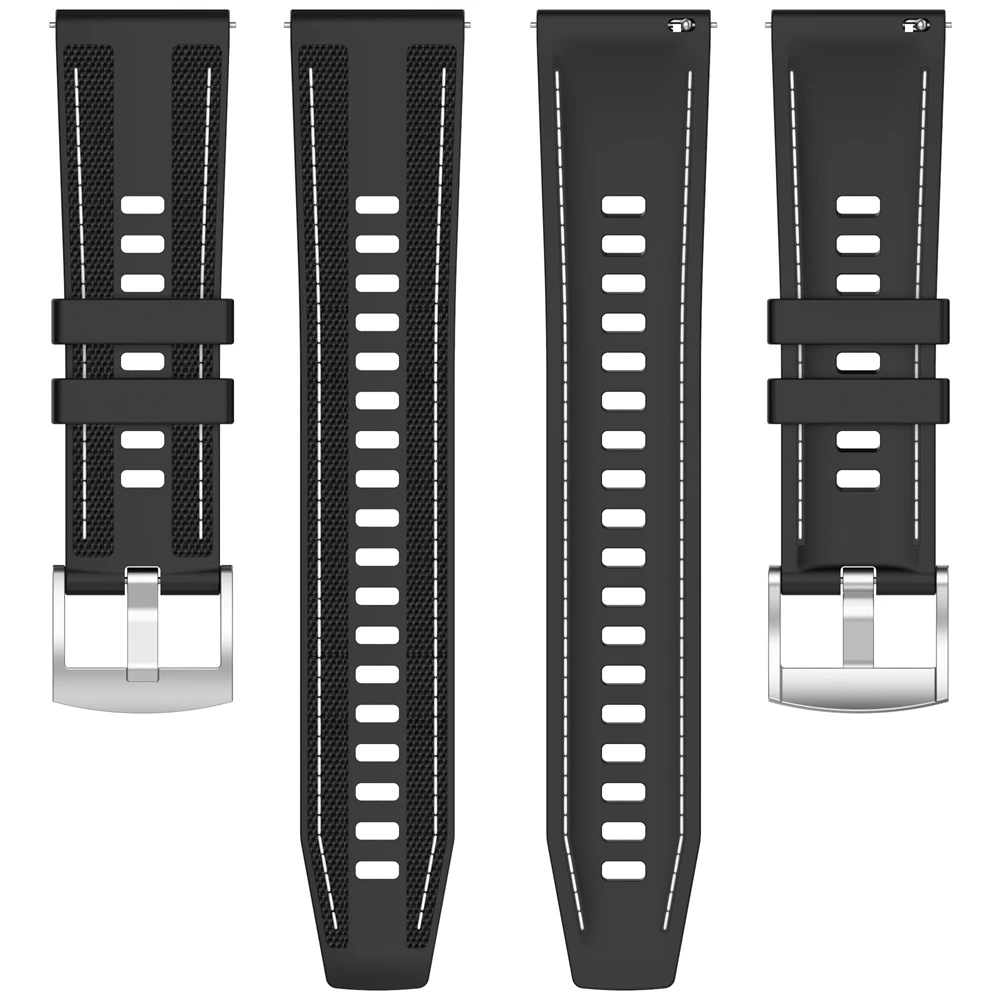 Composite woven strap For Huawei Watch GT4 46mm / GT5 46mm silicone nylon integrated watchband accessories