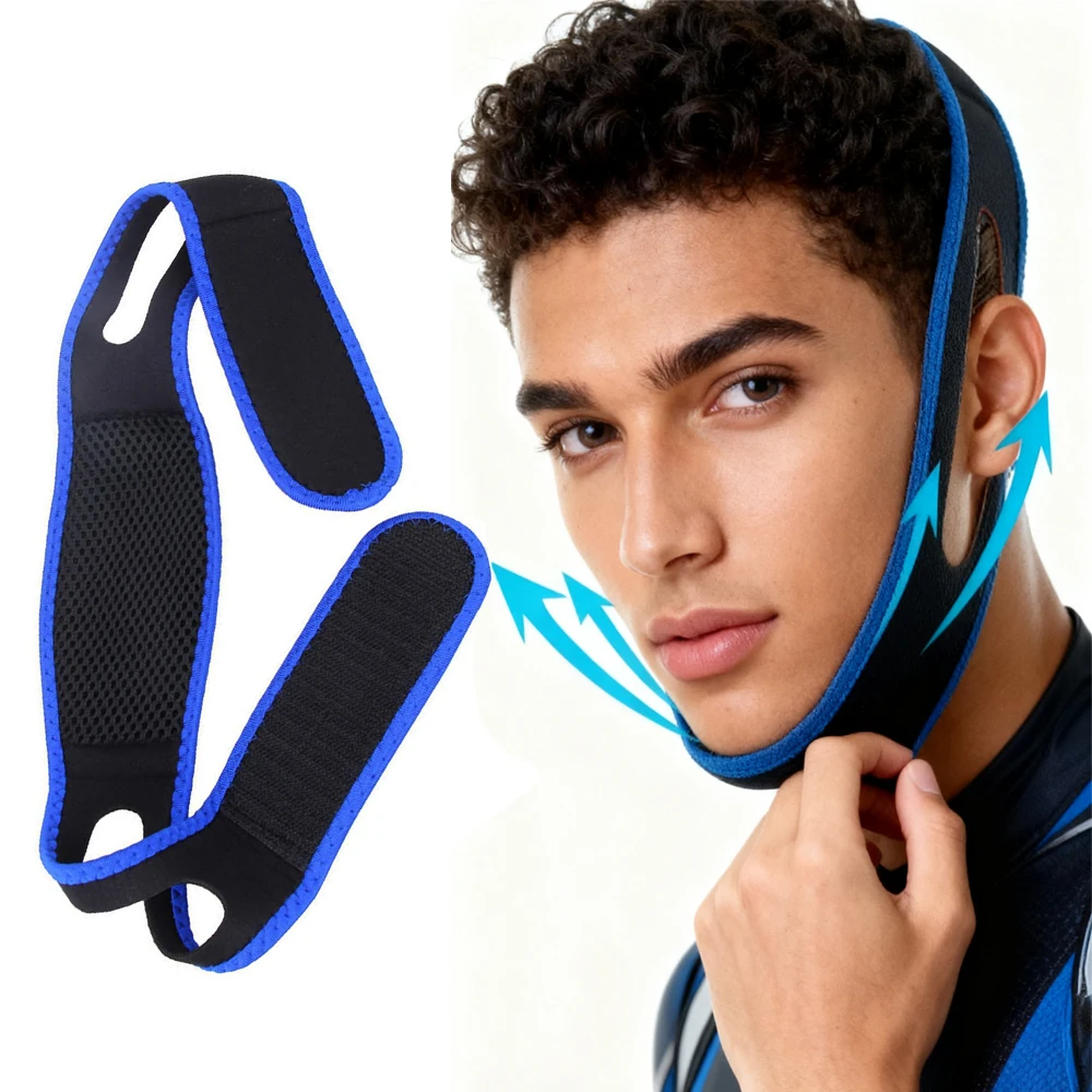 1Pcs Slimming Face Shaper Belt Face Chin Cheek Lift Up Bandage Reusable V Line Facial Massage Strap Face Skin Care Beauty Tools