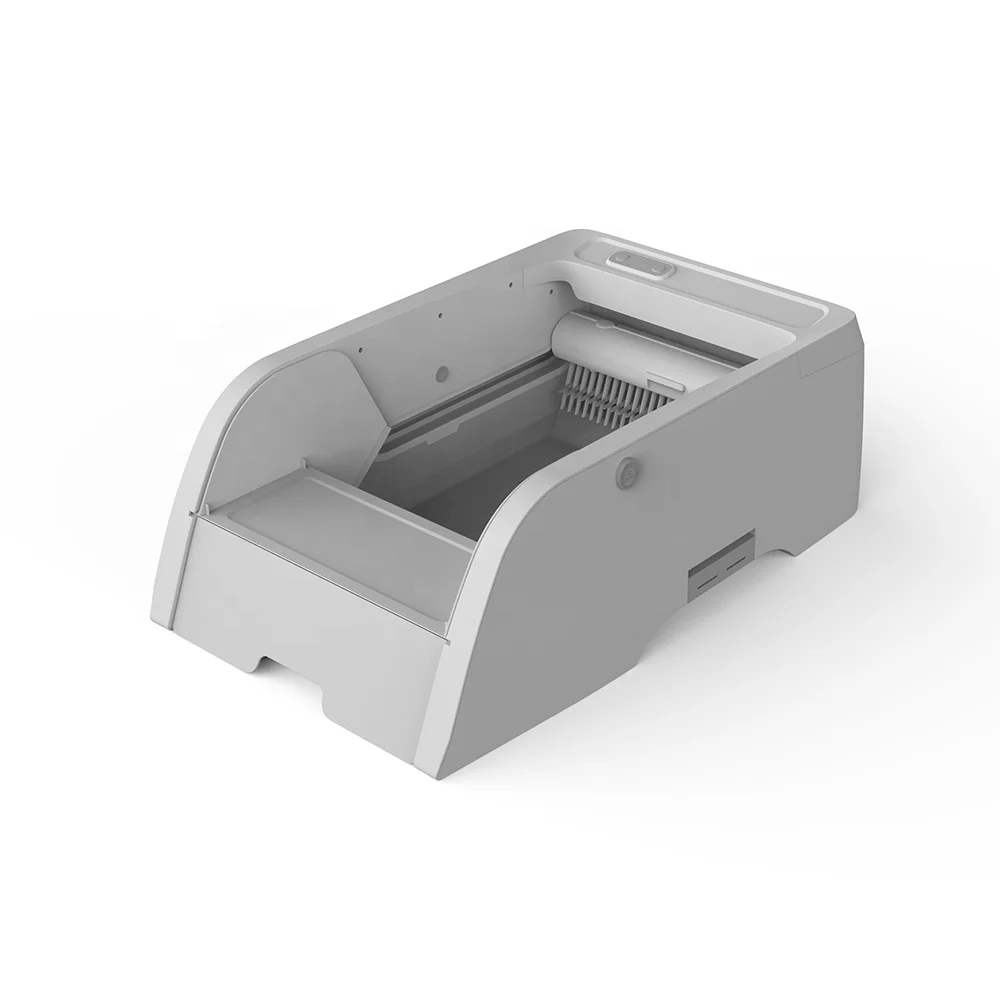 Factory Cheap Price Smart Automatic Self Cleaning Cat Litter Box Easy Washing Large Capacity 65L Plastic Furniture Custom Logo