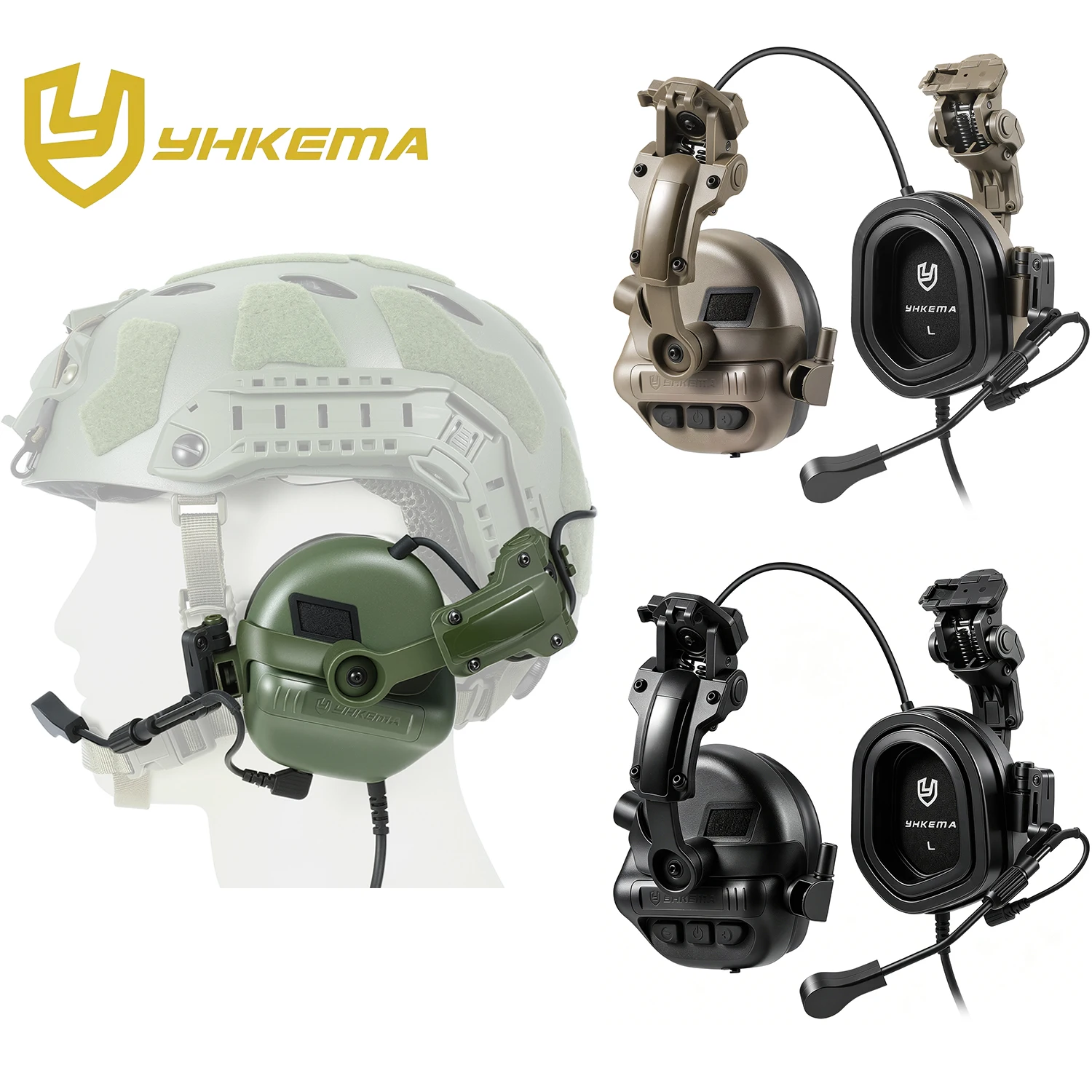 casque-tactique-yhkema-ecouteurs-de-tir-protege-oreilles-montes-sur-casque-rapide-protection-auditive-chasse-entrainement-communication