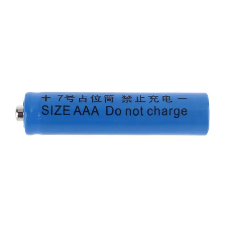 No PowerAAA LR03 10440 tamaño simulado configuración batería falsa para Shell marcador posición cilindro Conductor