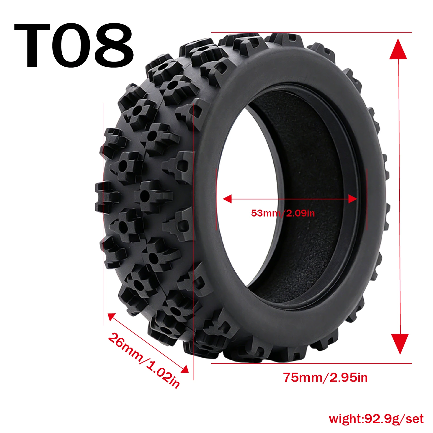 Ban Balap On-Road 1:10 Karet H - Rc Tire Foam Insert ulasan dan harga