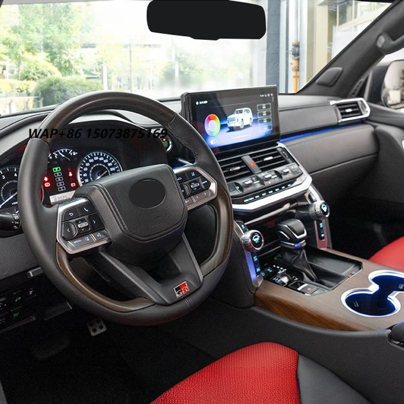 RS Hot Design Luxury Original Leather Car Seat Cover Diamond Stitching Custom Fit for Land Cruiser Car Interior Accessories