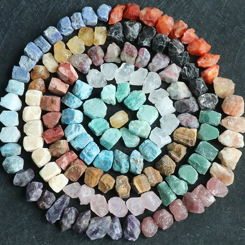 Doğal Kristal Taşlar Gül Kuvars Ametist Florit Düzensiz Şekil Mineral Kaya Reiki şifa taşı Numune Ev Dekor