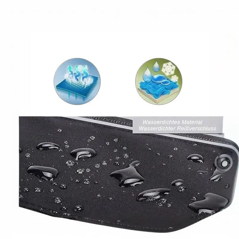 1 Stück wasserdichte Handyhülle für das Fitnessstudio, Laufgürtel, Hüfttasche, Sport-Bauchtasche für Damen und Herren, Laufzubehör. – Detail 5