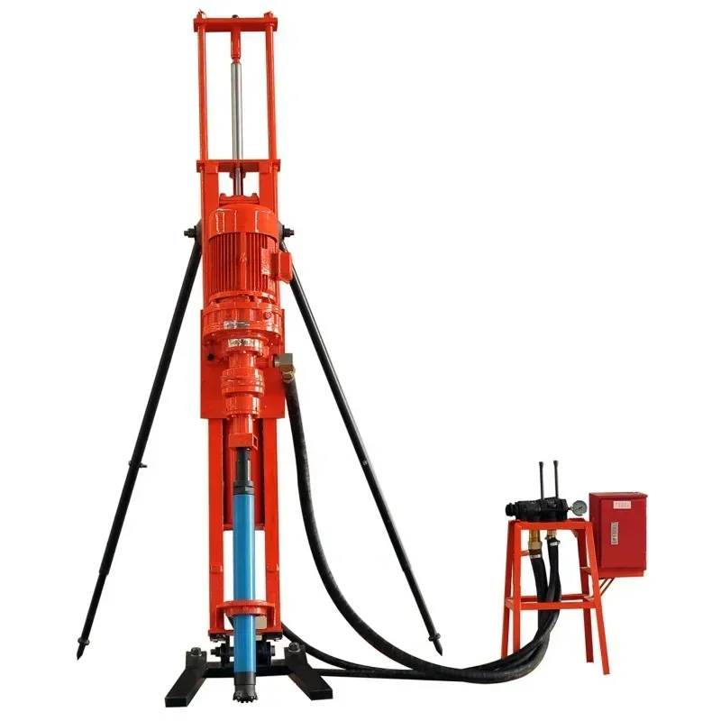 High Quality Borehole Drill Equipment Portable Dth Drilling Rigs Construction Blast Hole Dth Drilling Rig For Sale