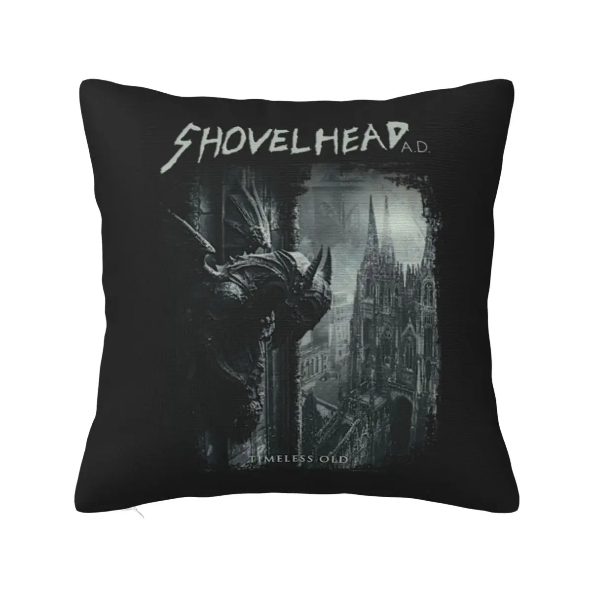 Timeless Old Shovelhead A.D Square Pillowcase Pillow Cover Cushion Decor Comfort Throw Pillow for Home Living Room