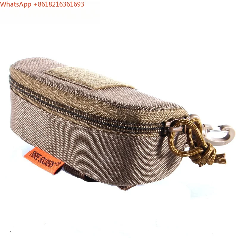 Camping Waterproof, Shockproof and Pressure-proof Glasses Case Outdoor Waist Hanging Cycling Camouflage Glasses Case